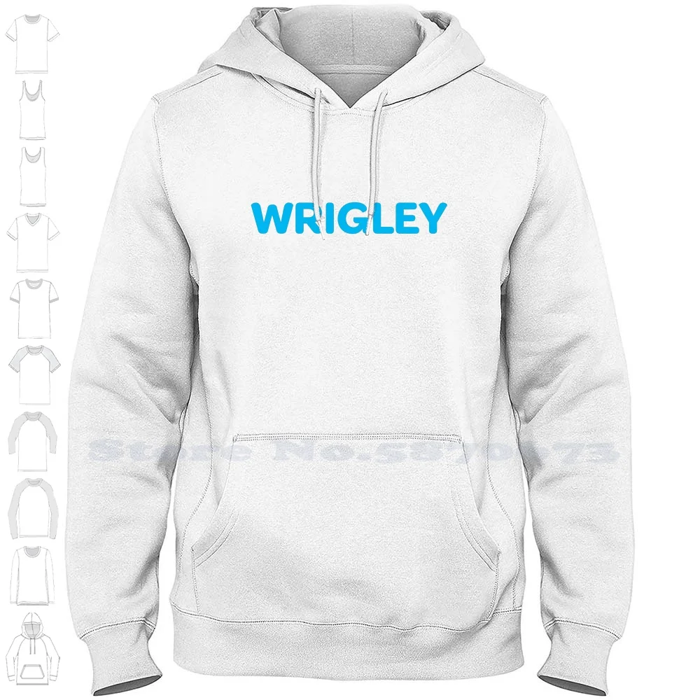 Wrigley Logo Casual Clothing Sweatshirt 100% Cotton Graphic Hoodie