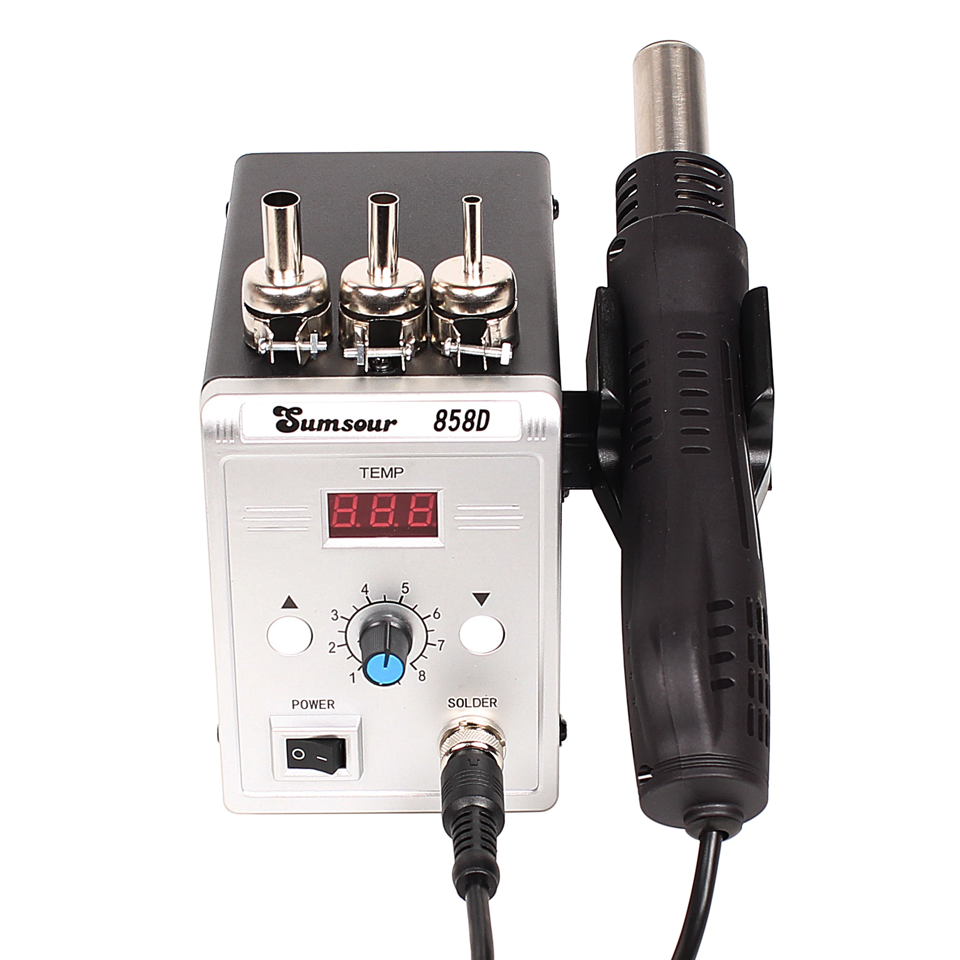 858D 700W 110V / 220V Hot Air Gun LED Digital Soldering Desoldering BGA ESD Heat Gun Solder Rework Station Welding Repair Tools