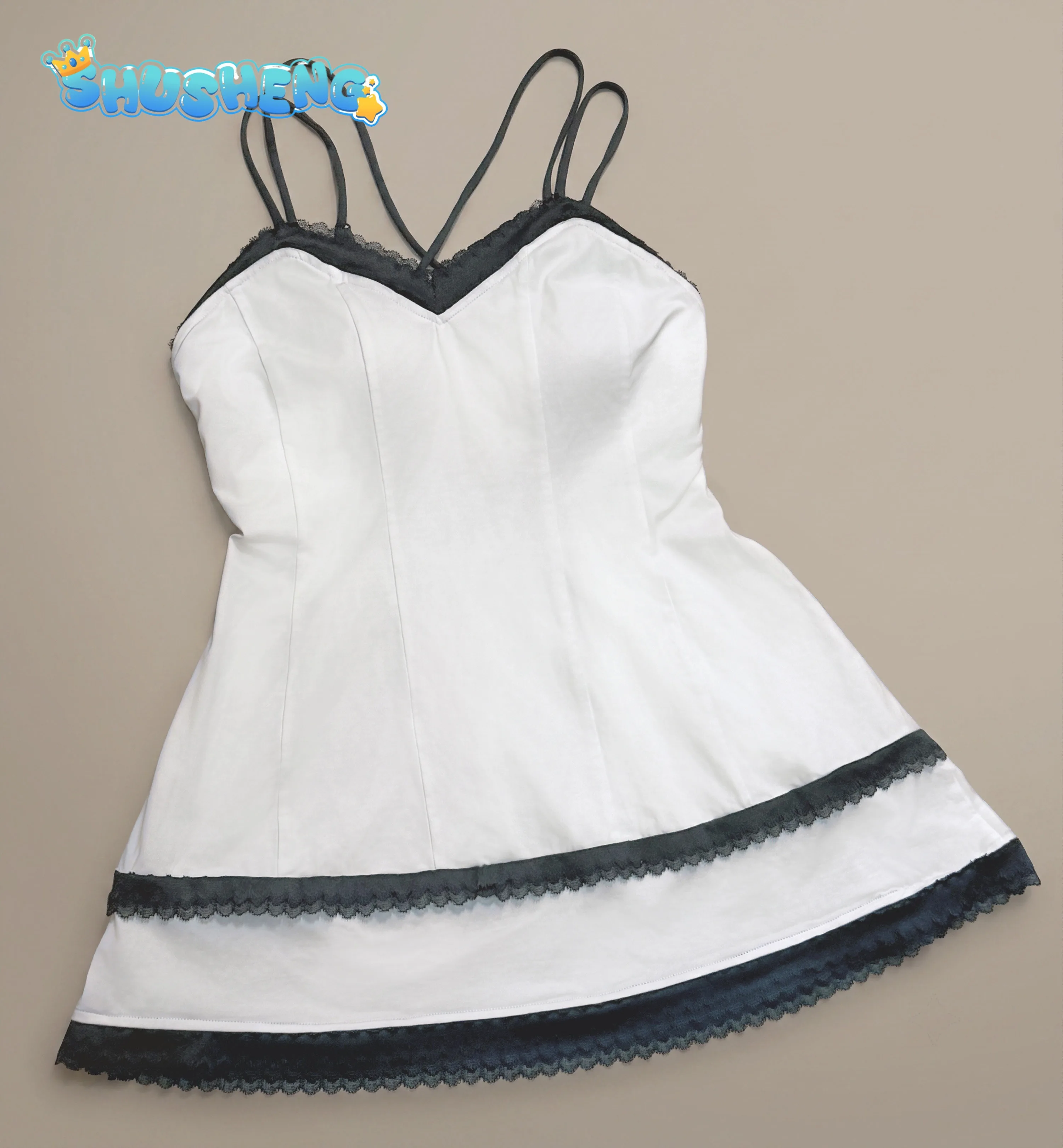 Anime Project Sekai Cosplay Asahina Mafuyu PJSK Costume Women Halloween Daily Pajamas Home Clothes Comfortable Cotton Dress - view 3