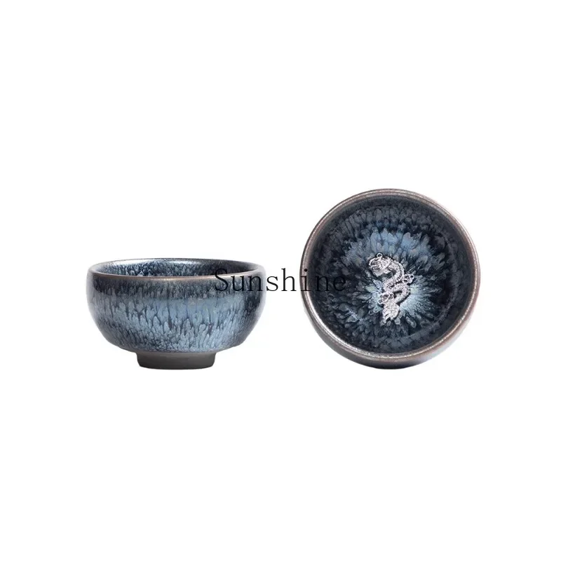 

Longfeng Chengxiang Baihua cup tea set pair cup tea cup gift box merchandise teacup birthday wedding gift