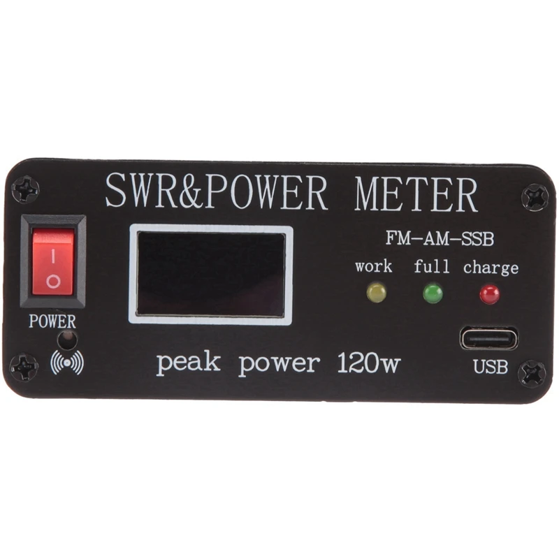 Imagem -06 - Medidor de Watt de Potência Swr fm am Ssb 1.8mhz50mhz Peak Power 120w Pwr Swr