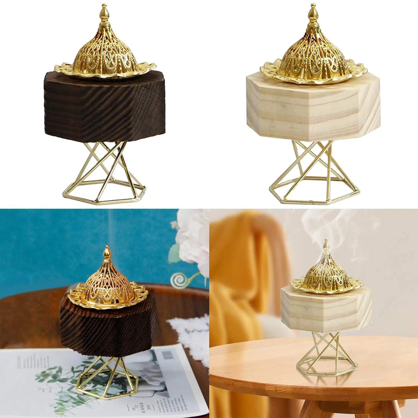 Incense Burner Portable Middle East Arab Decoration for Study Church Office