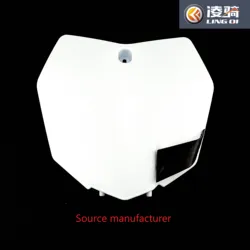KT250 Plastic Motorcycle Stadium Front Number Plate Dirt Pit Bike Number Cover For KT250