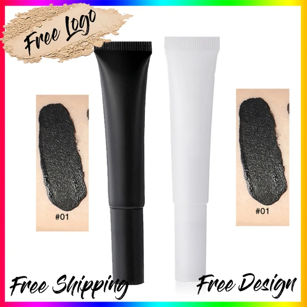 Private Label Aangepast logo Veganistische make-up Groothandel 6-kleuren Zachte buis Wenkbrauwtint Langdurige waterdichte dierproefvrije schoonheid