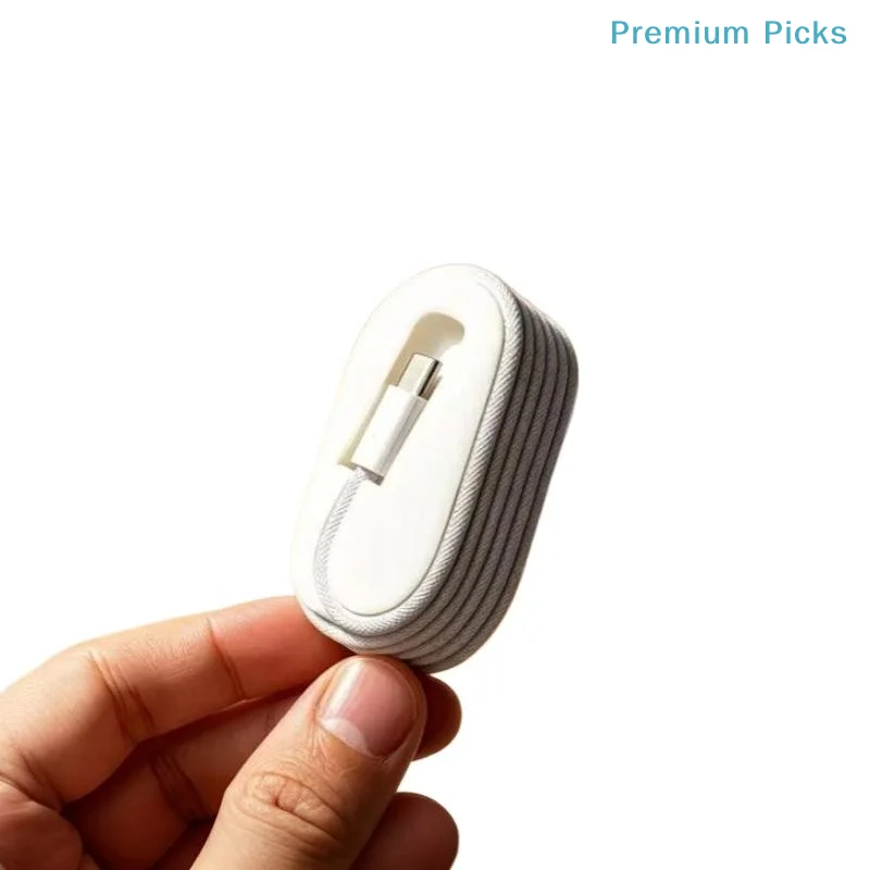 portablePortable Cord Winder 1Pc Anti-Tangle Cable Organizer Compact Cable Holder for Earphone Charger Cable Desktop Travel Use