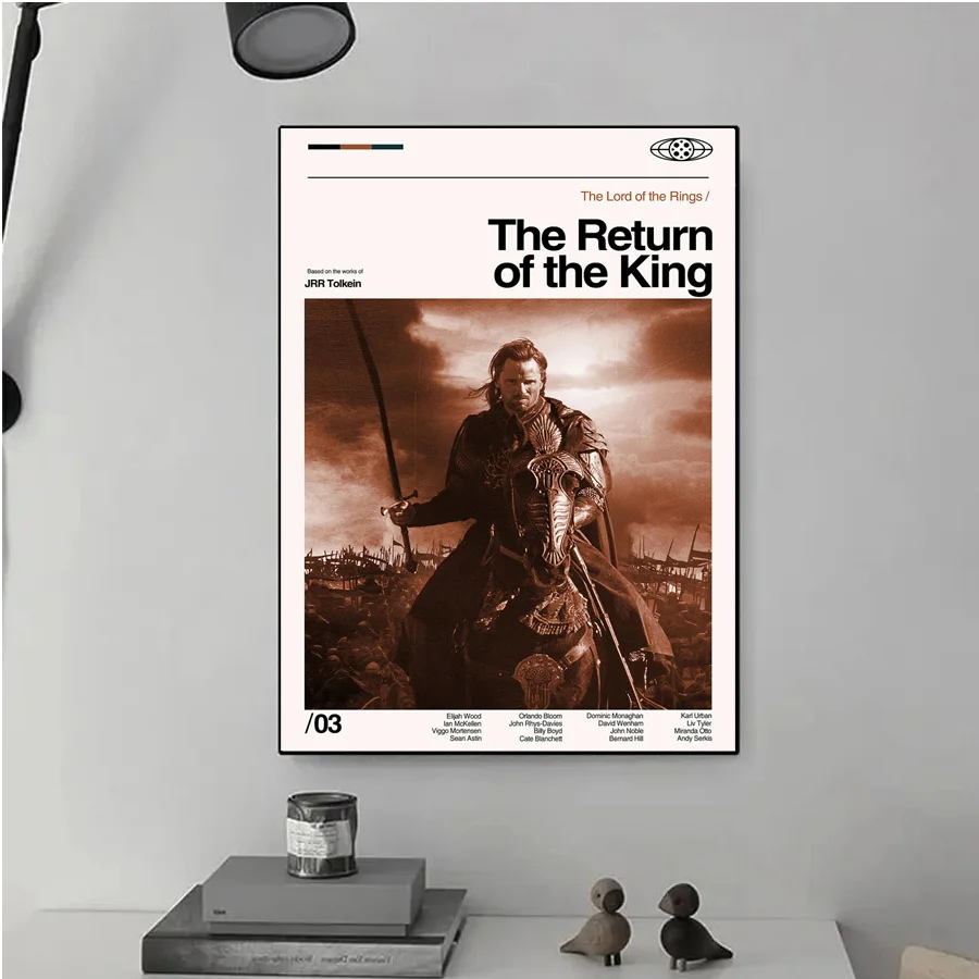

Poster Prints R-Return Of Y-King Minimalist L-Lord L-Rings Wall Art Picture Canvas Painting Living Room Home Decor Aesthetic
