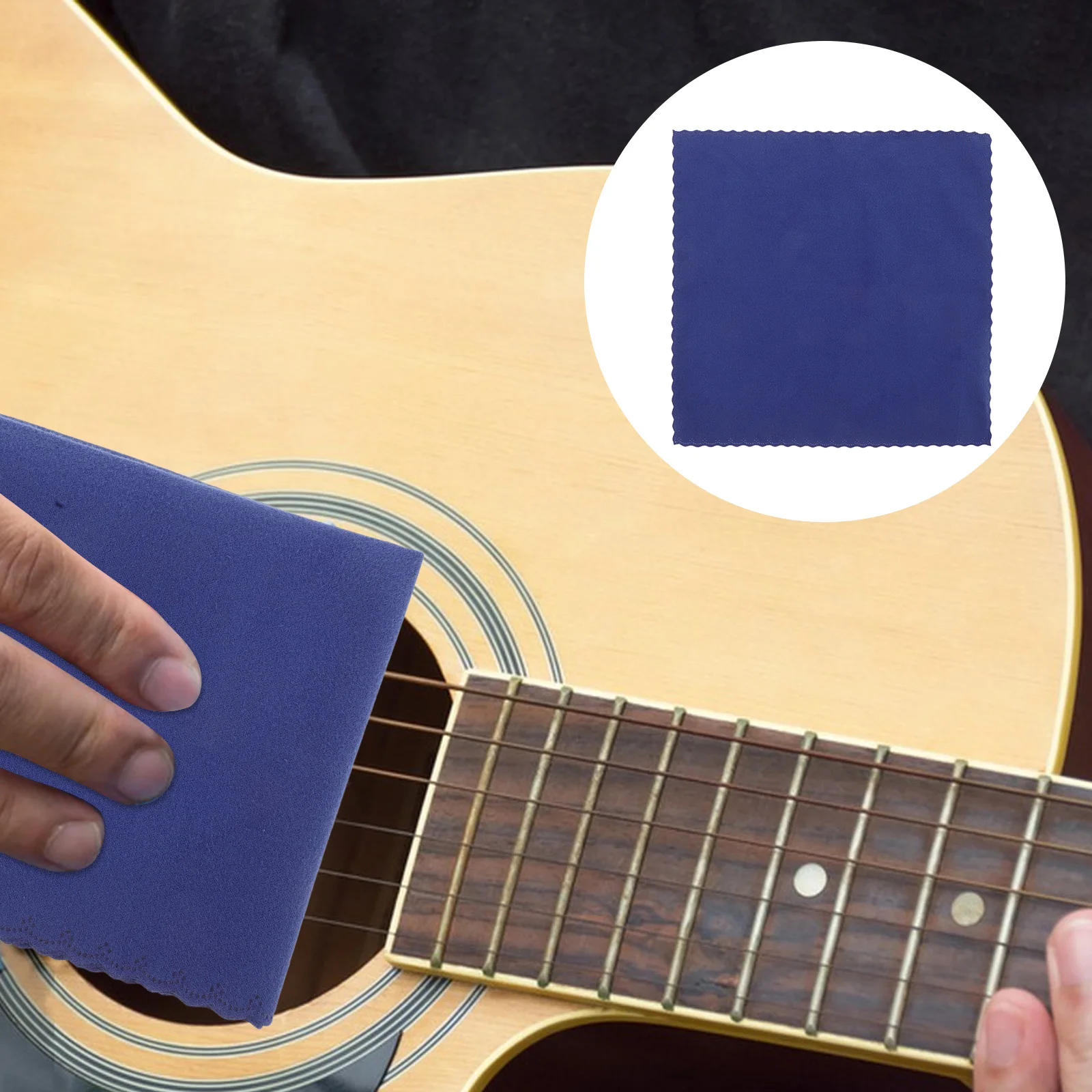 

Durable Reusable Instrument Cleaning Double-Faced Pile Material For Saxophone Flute Guitar Piano Polishing Cloth Screen Lens
