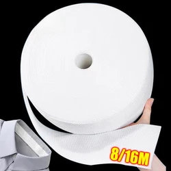 8/16M Self Adhesive Collar Styling Tape Does Not Warp Shirt Neck Protector Pads Shirt Collar Support Collar Sweat-removing Pads