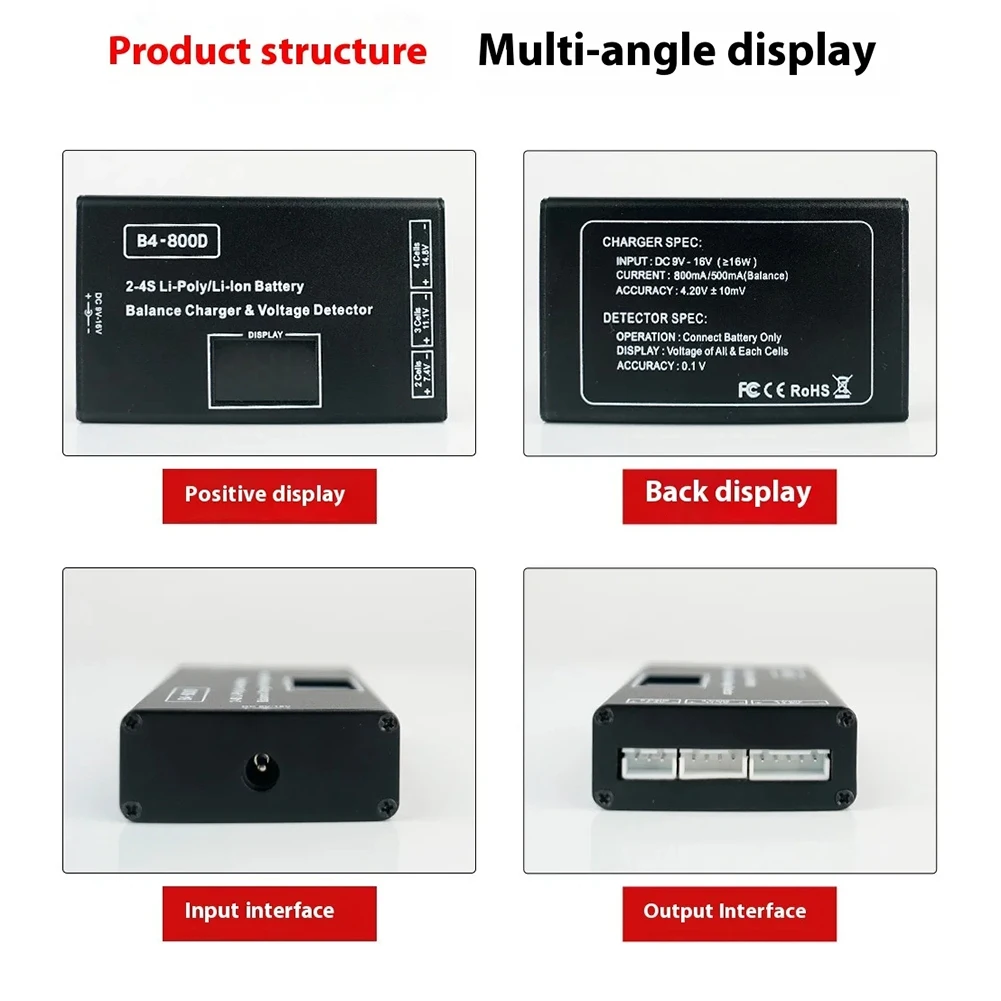 

【USB-C Cable】For B4 Charger Bc-800D Model Aircraft Lithium Battery Charger 2S 3S 4S Balanced Charging B4 With Display Screen