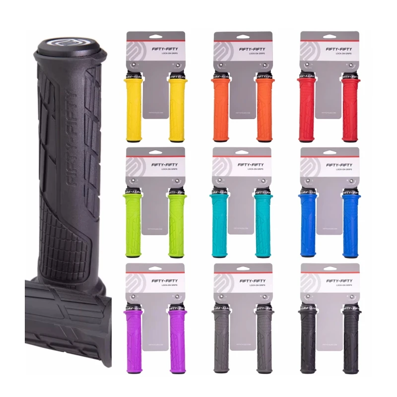 

FIFTY-FIFTY Ручки для горного велосипеда Противоскользящие резиновые рули для велосипеда Ручки для горного велосипеда Ручки для велосипеда