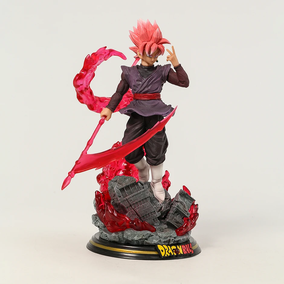 Goku czarna Super Saiyan róża Zamasu 26cm kolekcjonerska figura dekoracyjna kolekcja pcv lalki