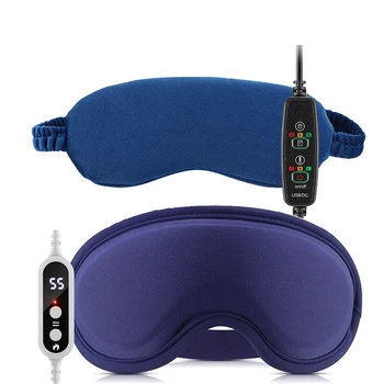 USB Eye Massager Heated Eye Shade Relieve Eye Fatiuge Remove Dark Circles Hot Eye Cover…