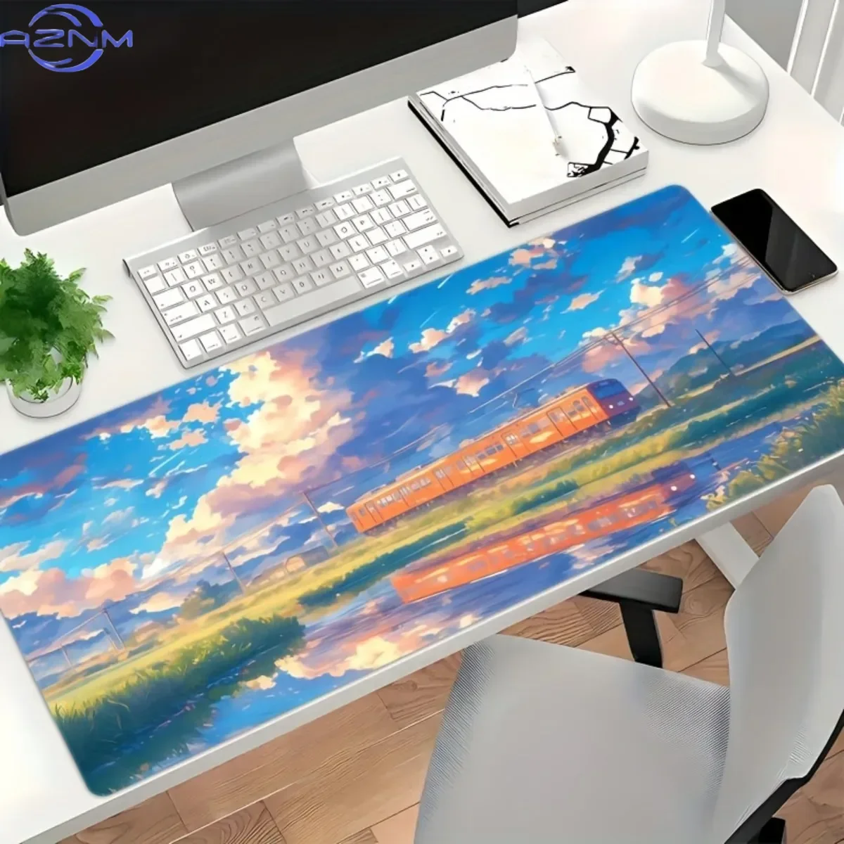 Premium Rubber Mousepad Clear Printing Washable Desk Mat Office Gaming Laptop Table Decor Gift