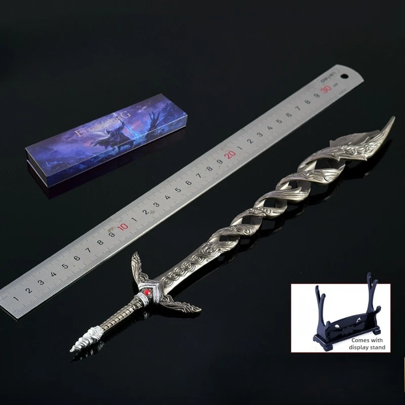 Juego Eldenn de 30cm, caza periférica, oración divina, armas de espada grande, modelo, caja de regalo, edición Katana, adorno coleccionable, regalo para niño