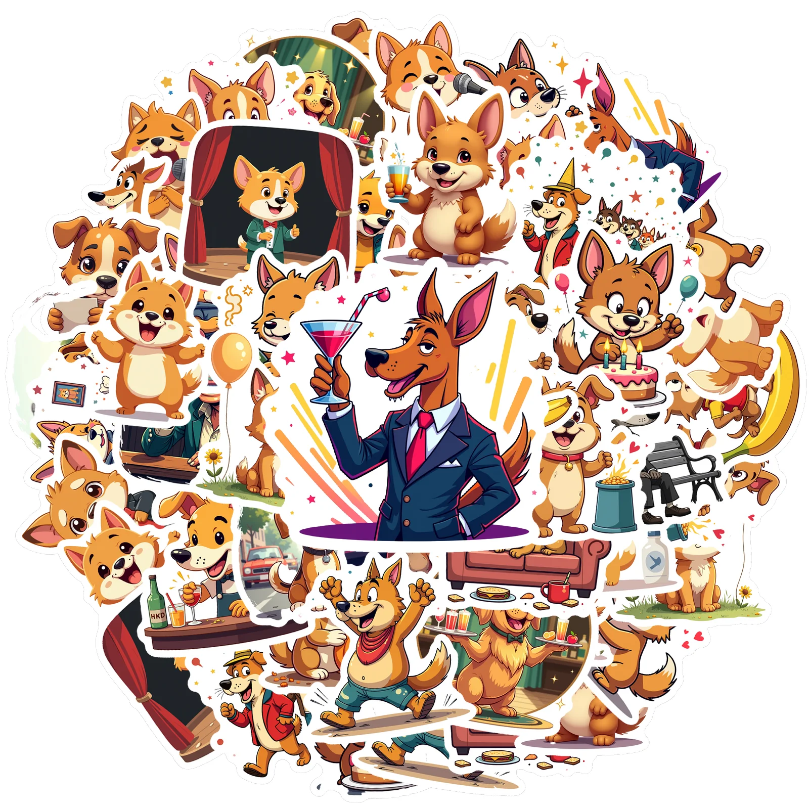 

35 шт.-70 шт. милые наклейки, очаровательные наклейки «сделай сам», забавные наклейки для гитары, ноутбука, шлема, скейтборда, сделай сам, телефон, гитара, ноутбук