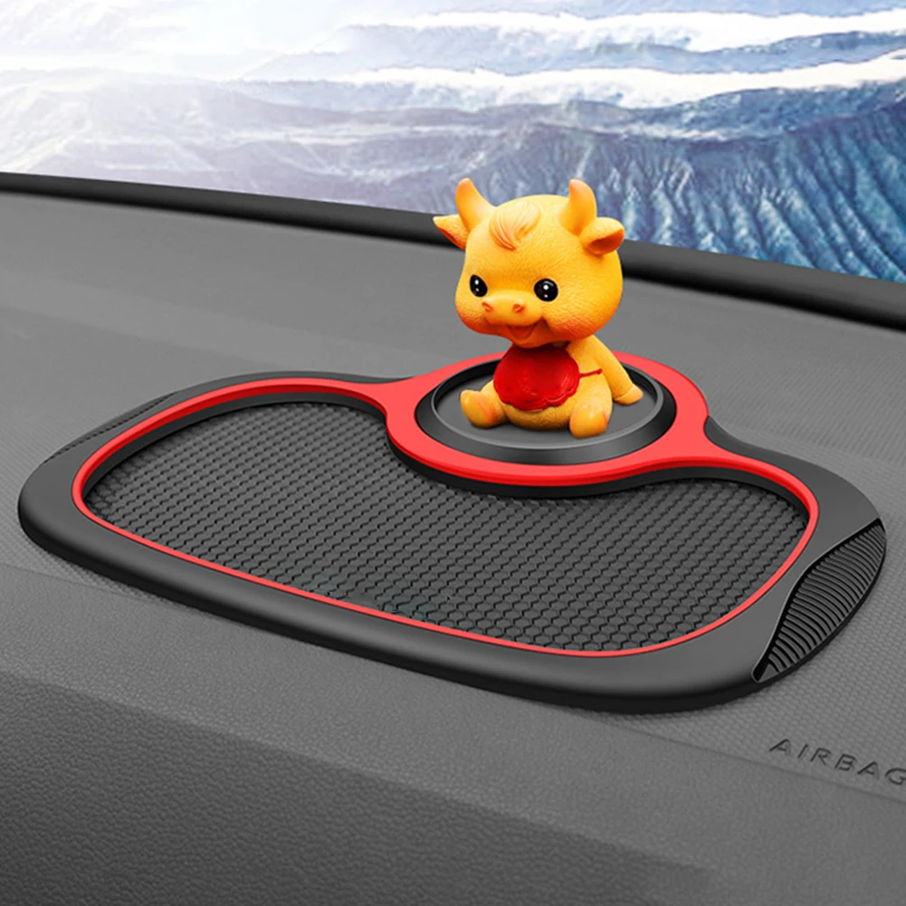 

Car Phone Holder Dashboard Car Pad Mat 360 Rotatable Phone Mount Bracket Anti-Slip Mat for iPhone Samsung Other Smartphone