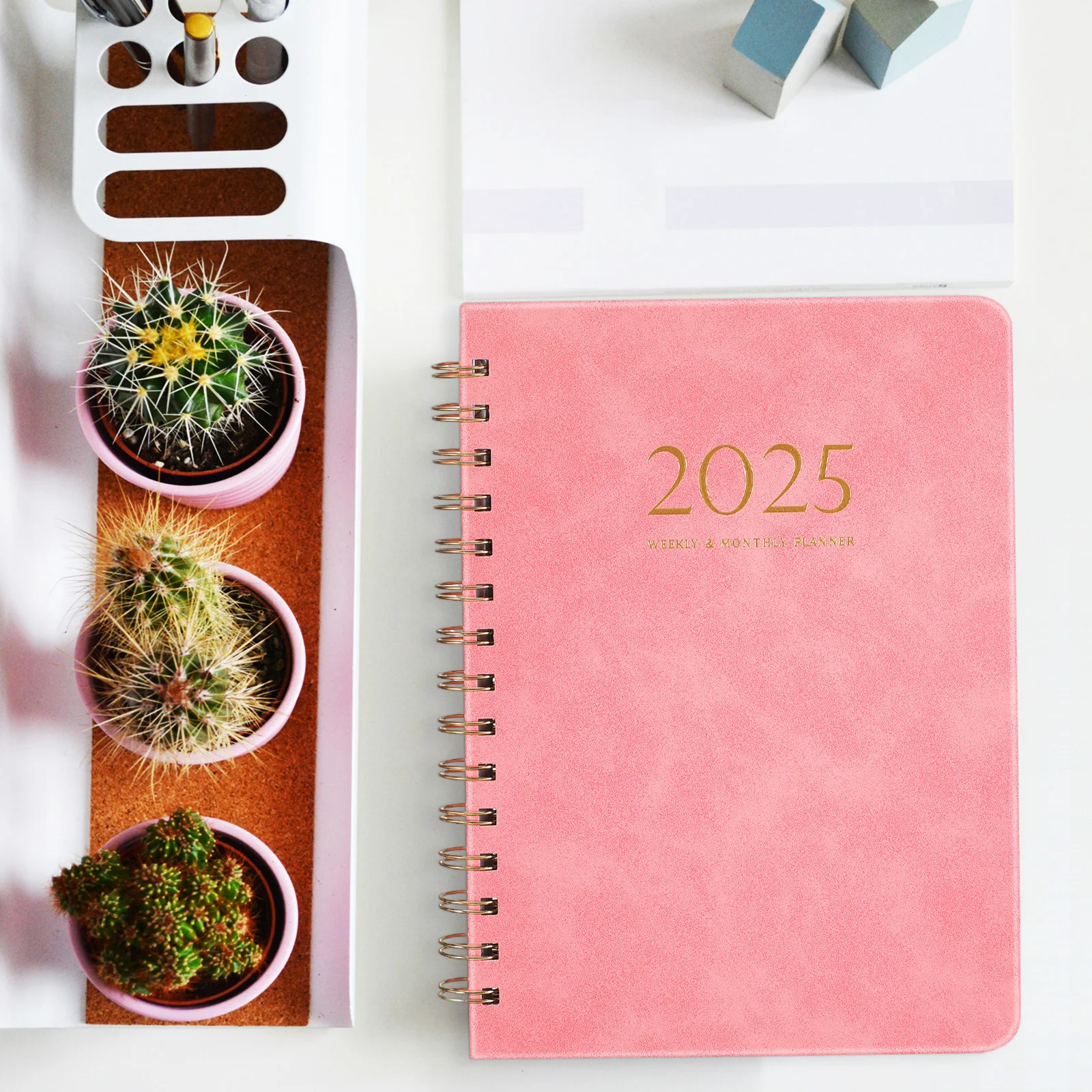 

Monthly Planner 2025 Spiral Bound Cover Academic Weekly Schedule Monthly Calendar Planner Notebook 2025 Planners