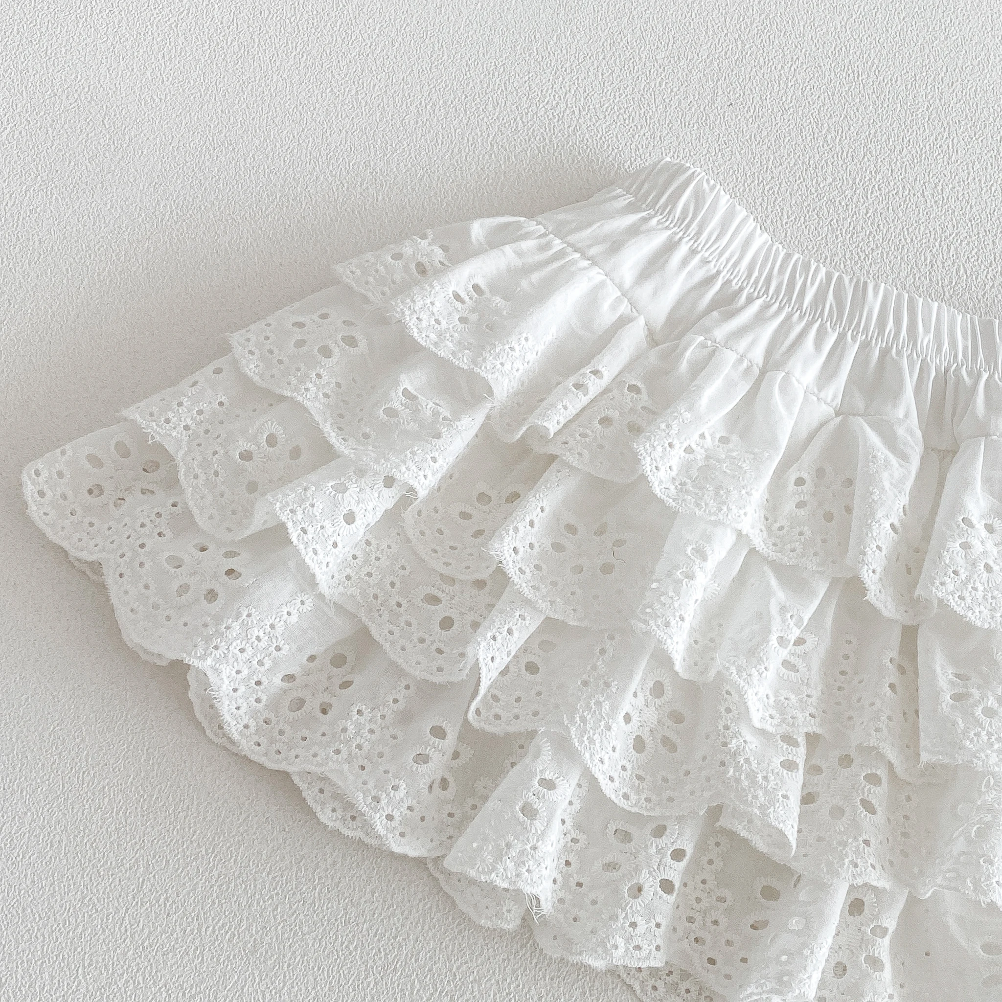 Koreanischer Stil Neuer Sommer Kleinkind- und Baby-Prinzessinnenrock mit Waldkuchen-Plissee, Karierter Halbrock, Vielseitige Kleiderhose – Detail 7