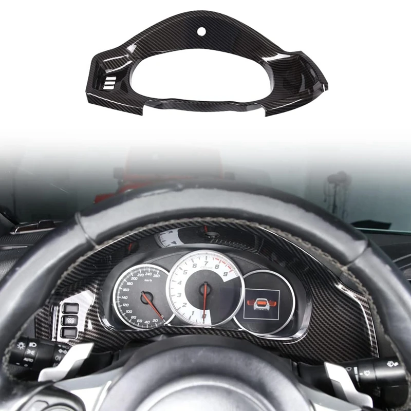 

1 PCS Dash Board Instrument Panel Trim Cover Carbon Fiber Pattern Dry Carbon Fiber For Toyota 86 Subaru BRZ 2012-2021 LHD