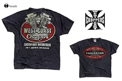 Camiseta con estampado de West Coast Digital para hombre y mujer, Camisa de algodón con diseño de Panhead Neu personalizado, Unisex