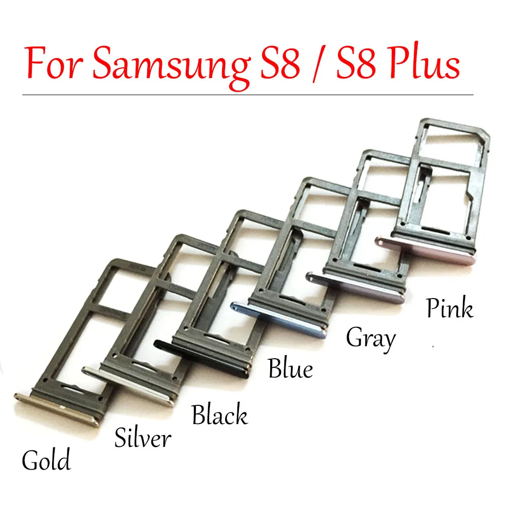 New Sim Tray For Samsung S8 G950 S8 plus G955 SIM Card Slot Holder Replacement Part