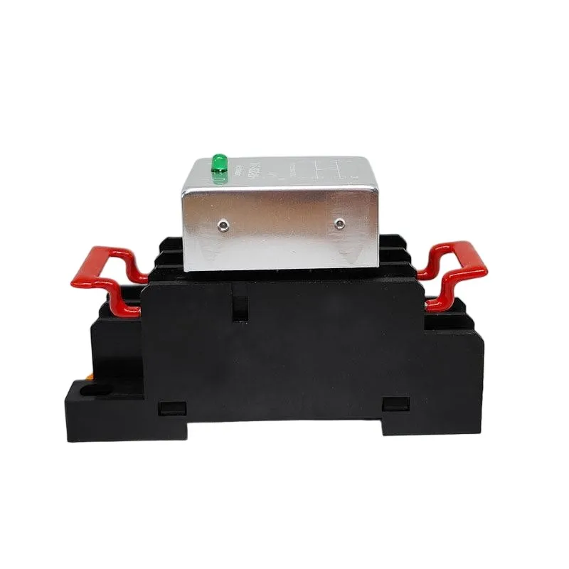 1PCS DC4-30V Small 10A/25A DC Solid-state Relay Rail-mounted Plug-in Type Normally Open Solid-state Relay Module with Base
