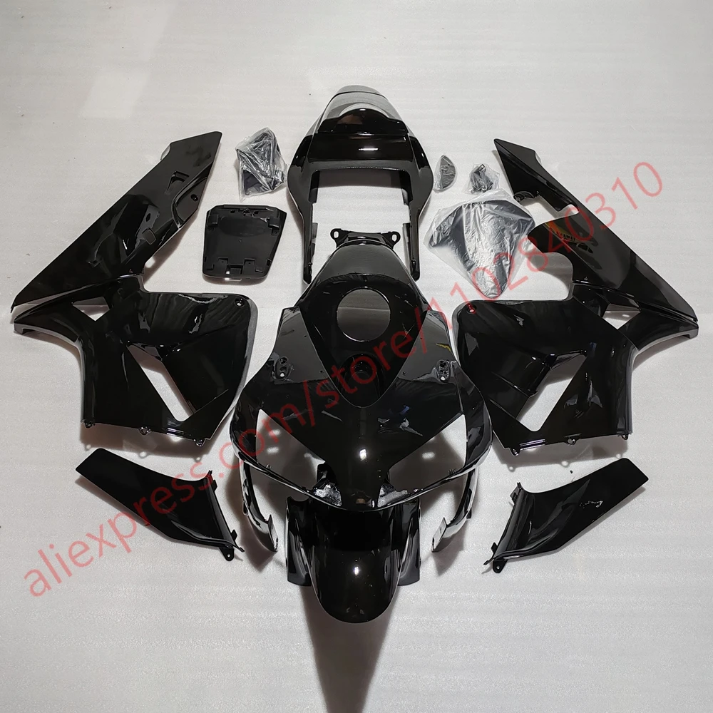 

Black Fairing Kit CBR600RR 2003 2004 Glossy Finish Custom Painted Motorcycle Fairings for Honda CBR600 RR 03 04