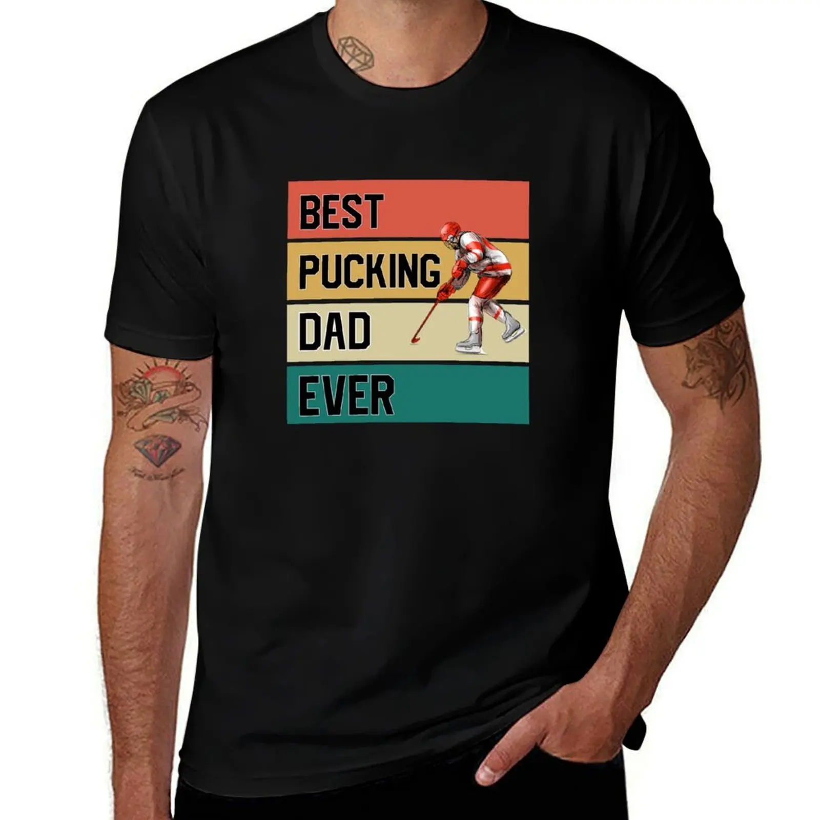 

Best Pucking Dad Ever T-Shirt summer tops plus size clothes Man t-shirt mens tall t shirts