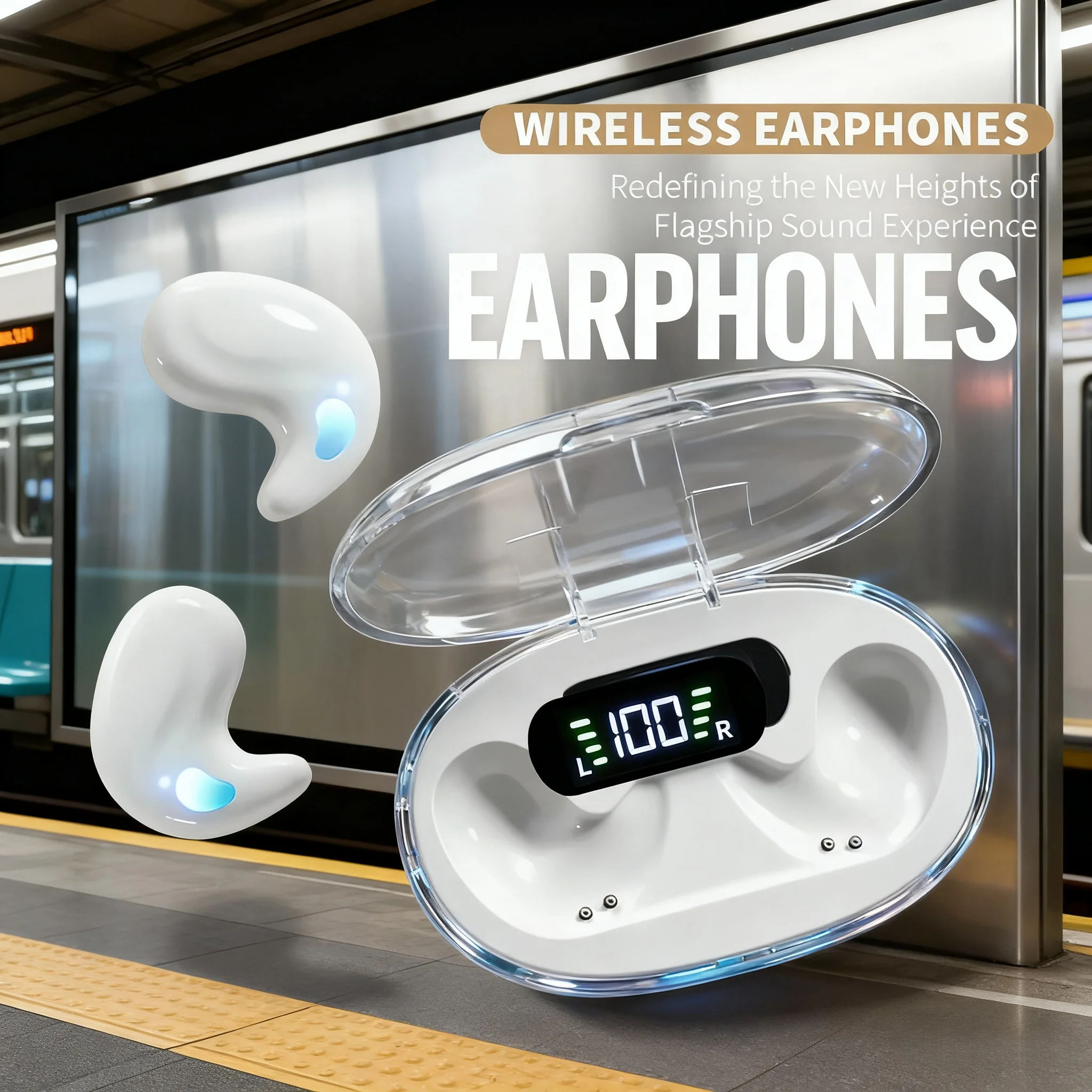 X55 headset wireless headset noise reduction sports game sleep Bluetooth headset new earphones