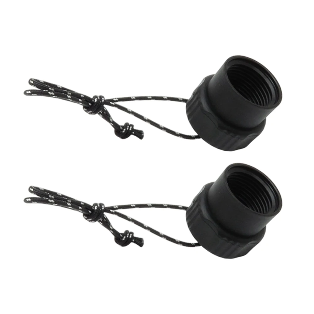2Pcs Scuba Diving Dust Cap for Din Connector with Reflective Rope Protects Diving Tank Valve from Dust and Water