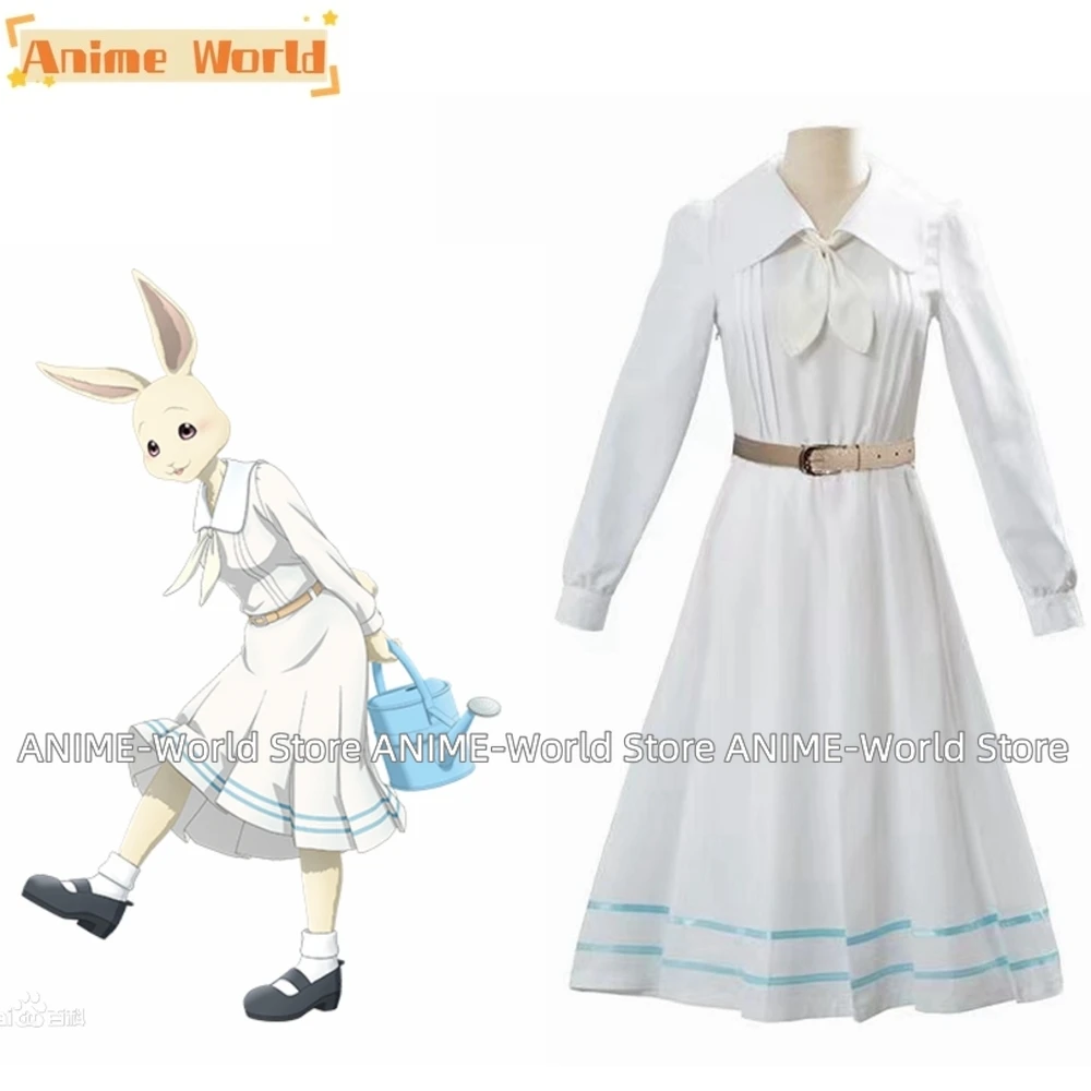 《Custom size》Unisex Anime Cos BEASTARS Haru Rabbit Cosplay Costumes Halloween Christmas Party Sets Uniform Suits