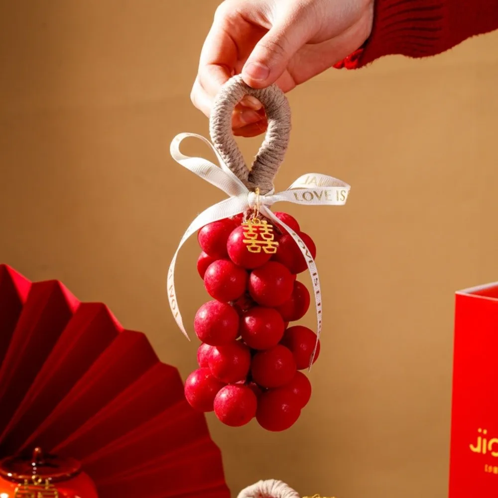 

Simulated Grape Aromatherapy Soap Rich Foam Hanging Cleansing Cold Soap Gentle Can Be Cut Rose Scented Soap for Wedding Gift