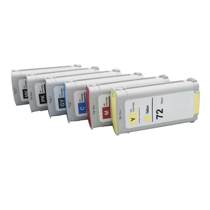 

No. 72 Ink for HP T790 T610 T620 T770 T795 T1100 T1120 T1200 T1300 Plotter ink Large format printer CAD drawing ink cartridge