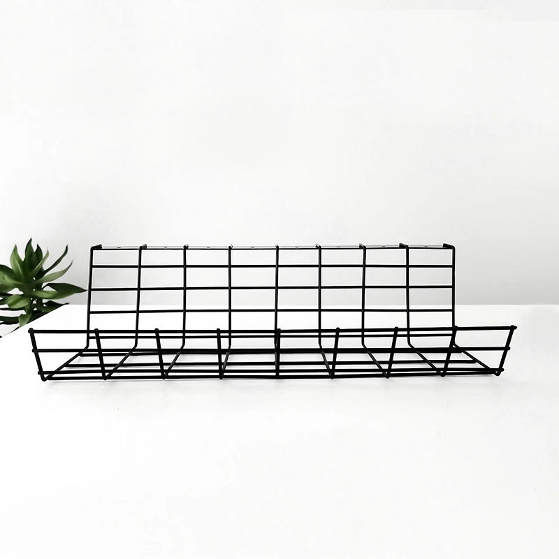 1pc Computer Home Office Desk Under Desk Plug-in Board Network Cable Storage Bracket Item Placement Tray