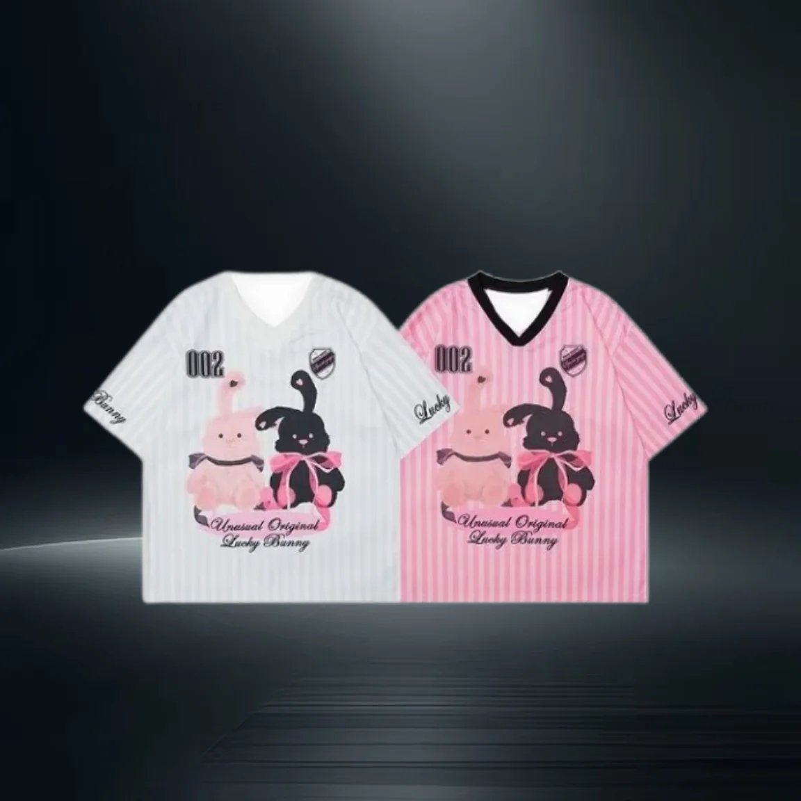 

Винтажная футболка с коротким рукавом Blokecore в американском стиле для мужчин и женщин, розовый полосатый топ для пар, летняя повседневная удобная футболка