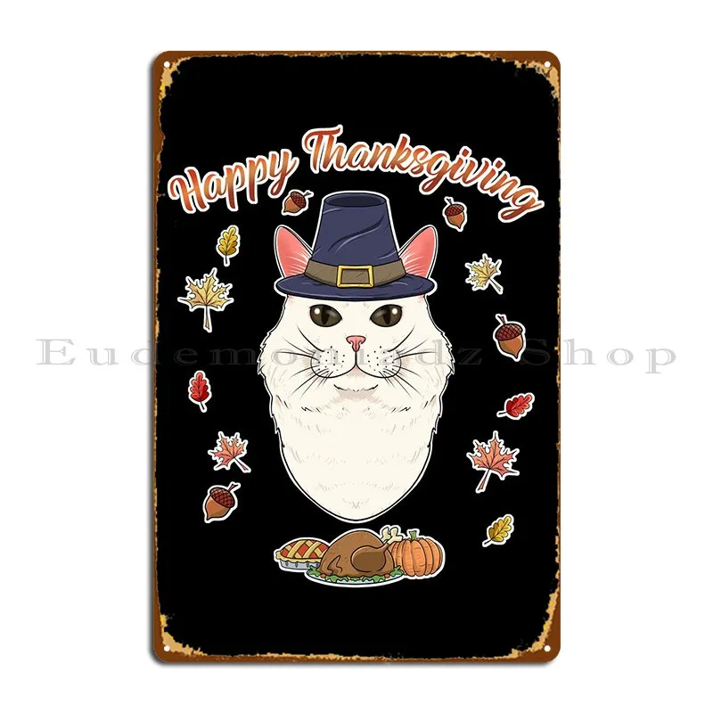 Turkish Angora Cat Lover Metal Plaque Poster Pub Party Pub Customized Wall Mural Tin Sign Poster