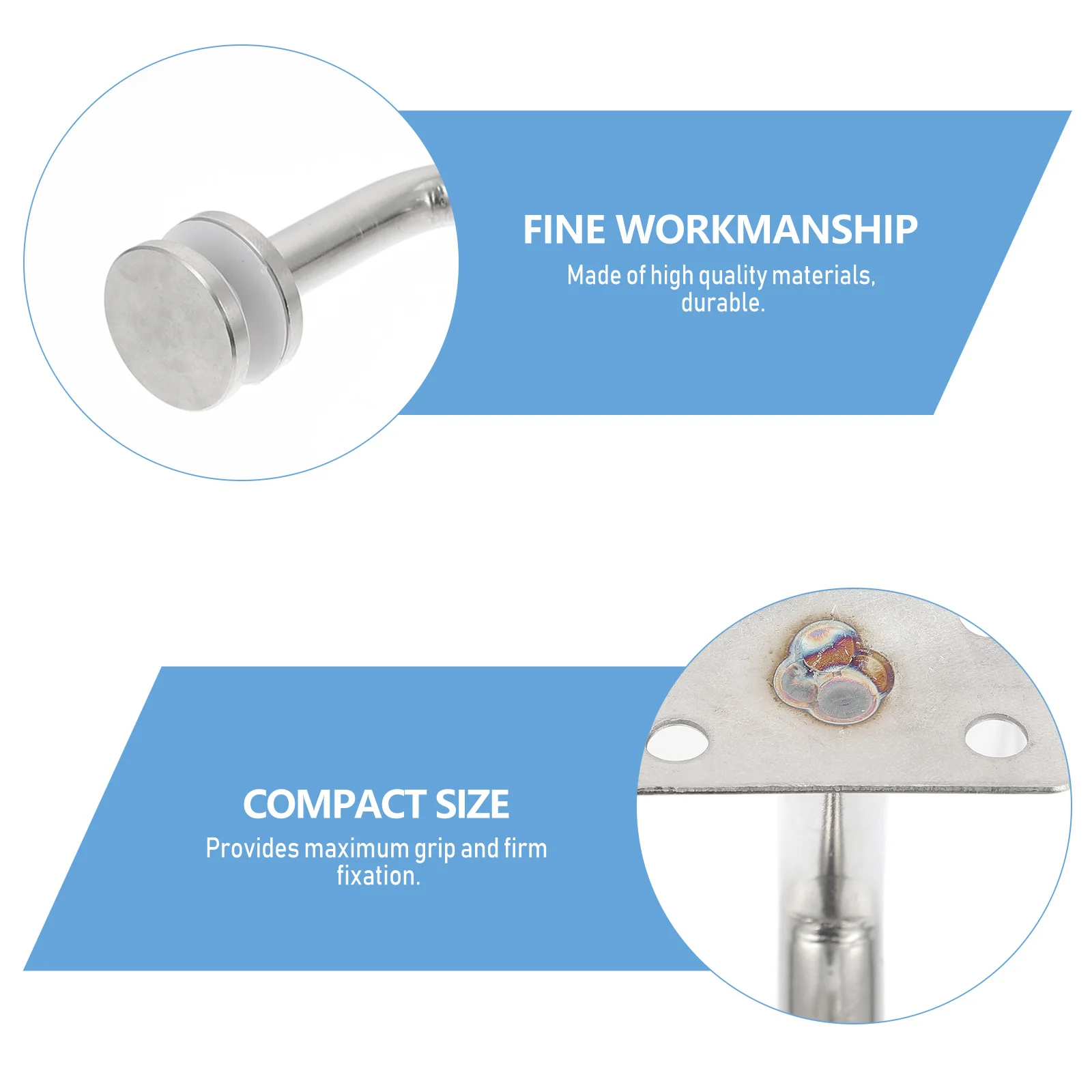 2 шт., опора для направляющих из нержавеющей стали