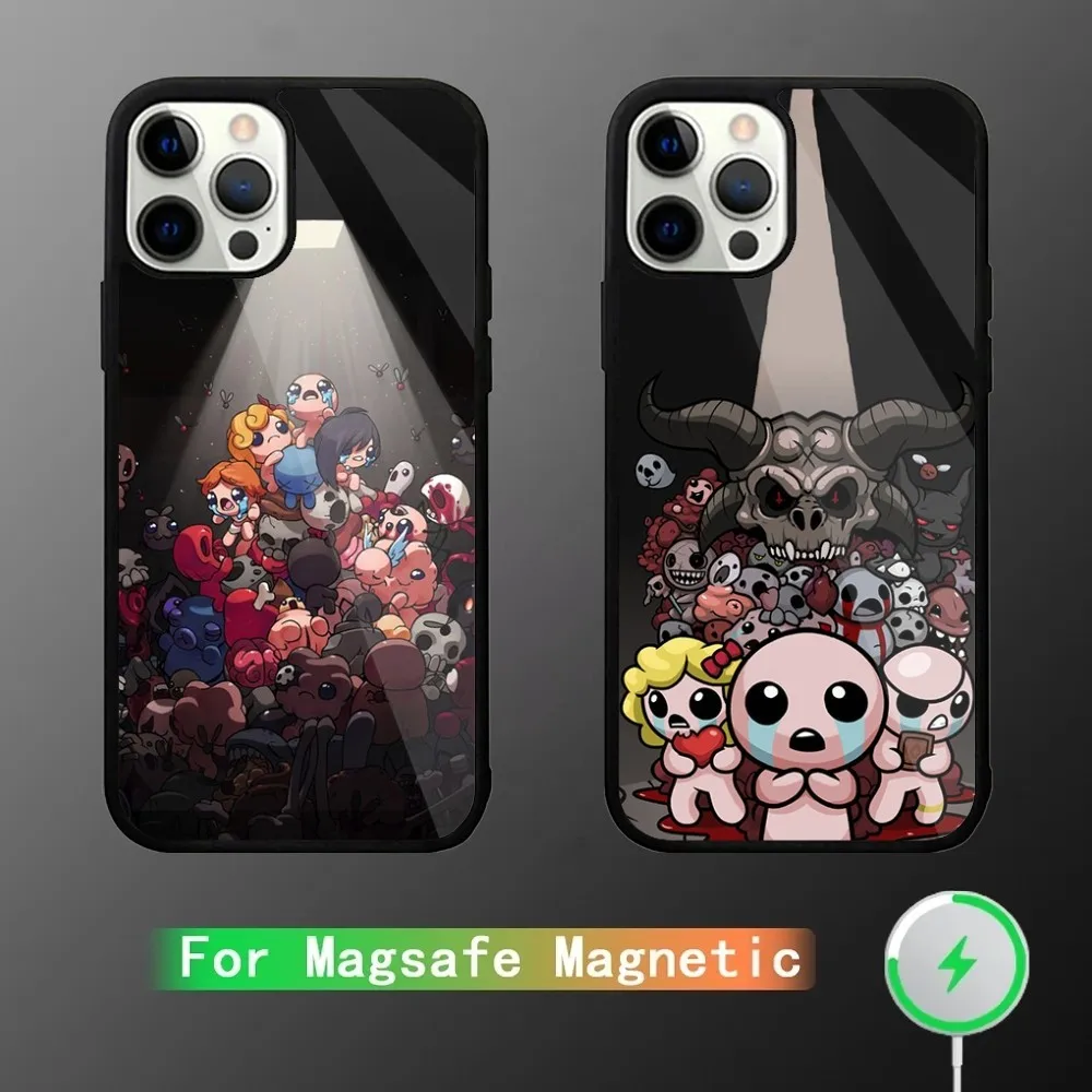 

The Binding of I-Isaac Phone Case For iPhone 15,14,13,12,11,Plus,Pro,Max Mini Magsafe Magnetic Wireless Charging