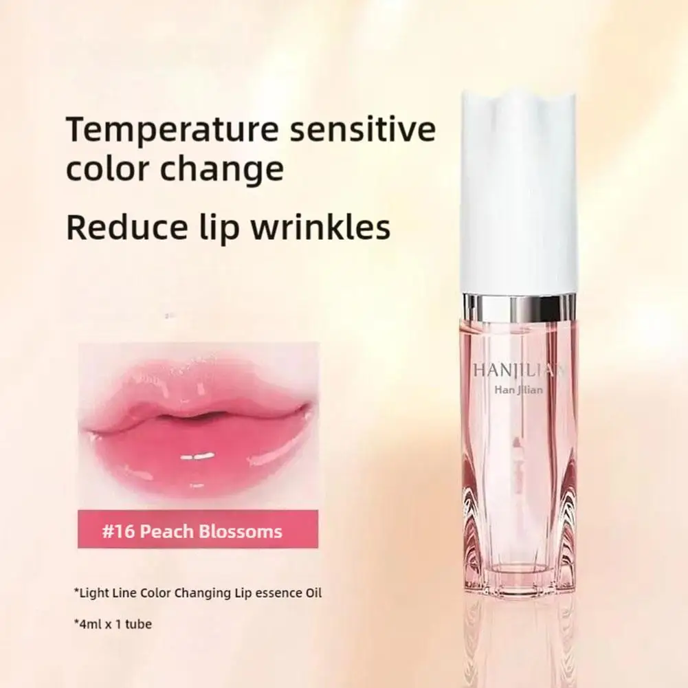 Thermochromic Lipstick Lightweight Tinted Plumping Oil No-Sticky Glow Nourishing Lip Hydrating Up Make L6D3 - Image 5