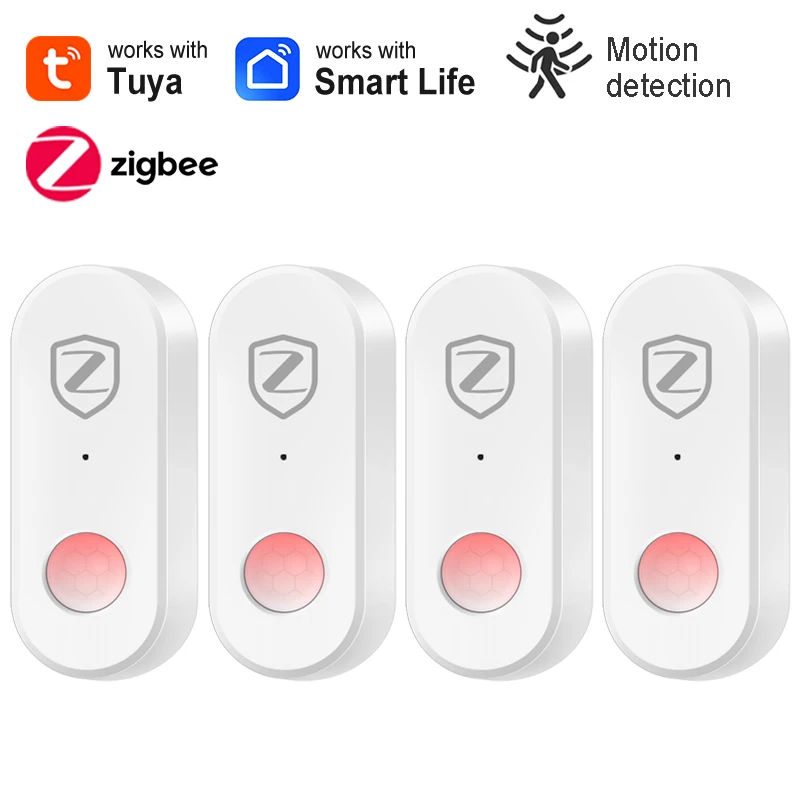 

Tuya Zigbee PIR Motion Sensor Human Body Infrared Detector Home Security Alarm Smart Life APP Control