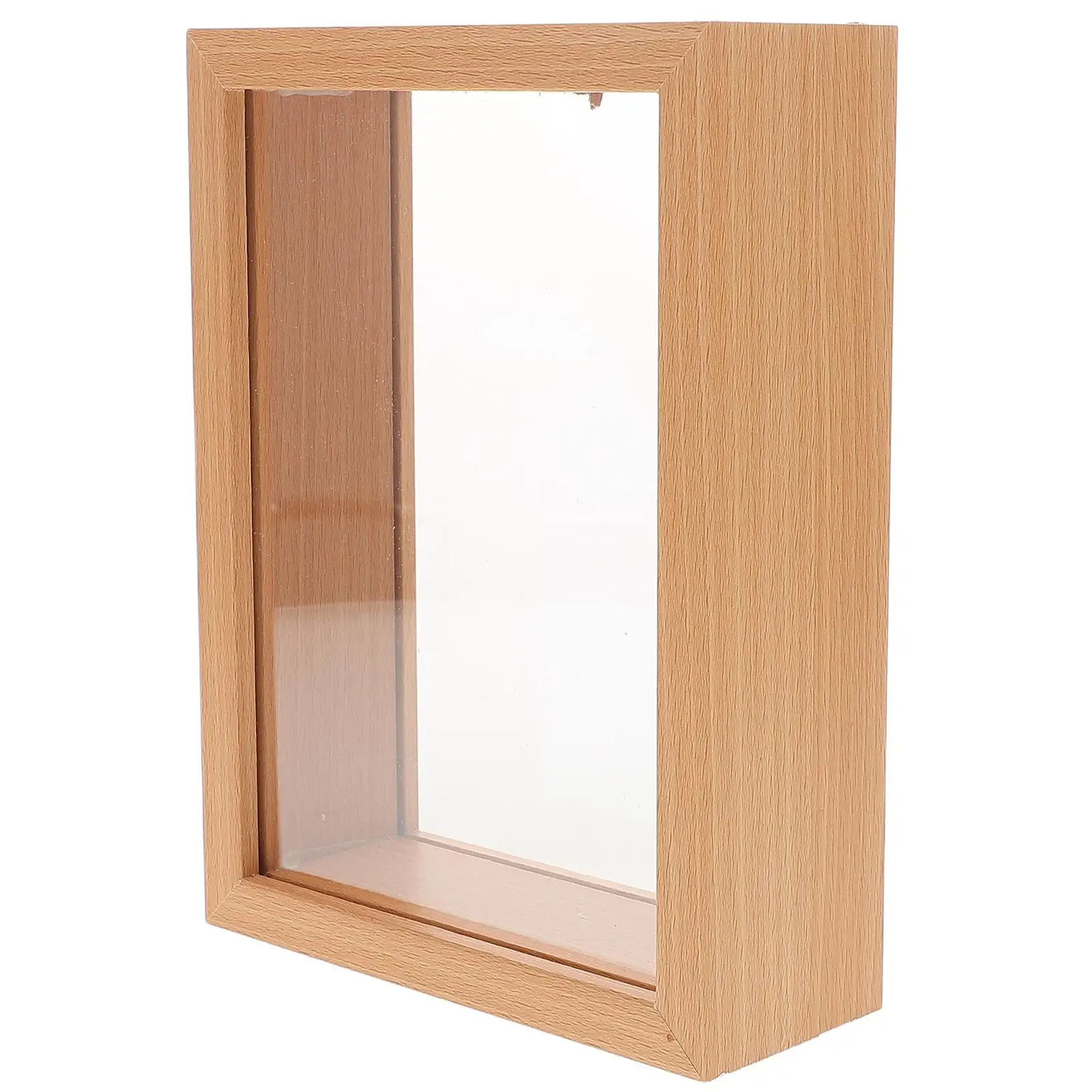 

Wooden Money Bank Home Decor Savings Box Picture Frame Acrylic Coin Storage Container Girls Bank Versatile Use