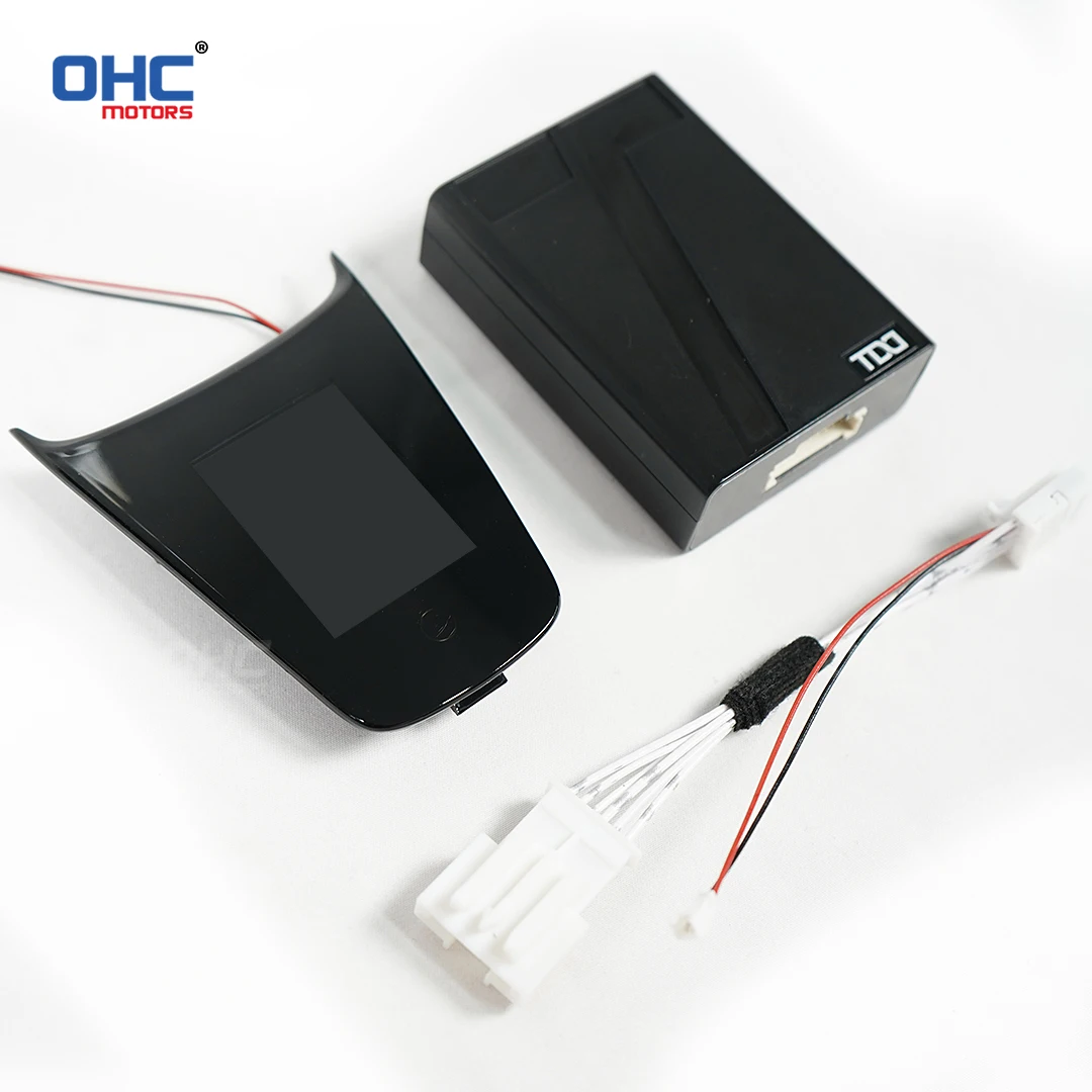 OHC LED غطاء عجلة قيادة السيارة الذكية لـ Tesla M1 Model 3 Model Y Smart Trim LCD Display APP التحكم السهل #4