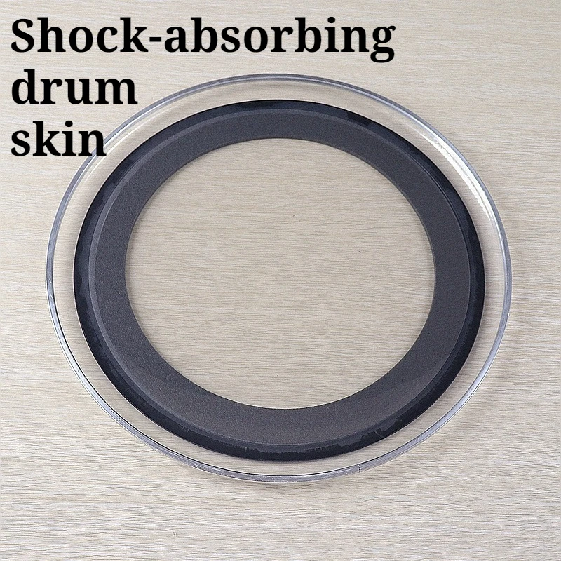 20 Inches PVC Drum Skin Transparent Professional Shockproof Double-decker Pianissimo Drum Head Musical Instrument Accessories