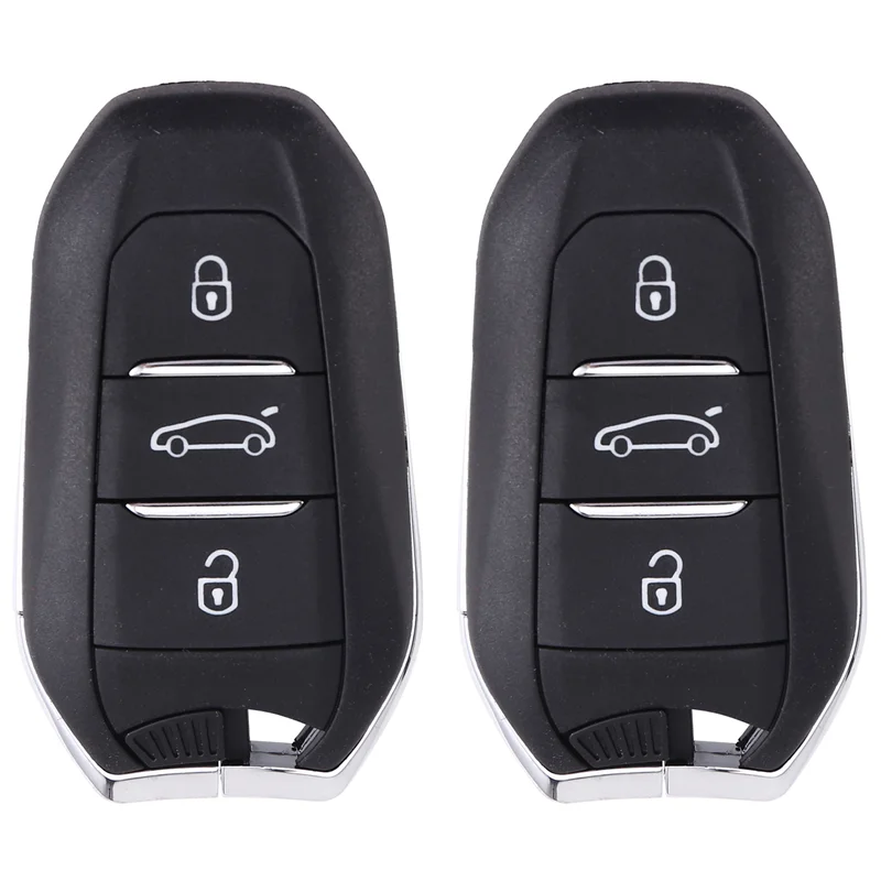 

For Citroen C3 C4 For Opel HU83 4A Chip 433Mhz Smart Remote Car Key(2PCS) For 307 308 3008 508 5008