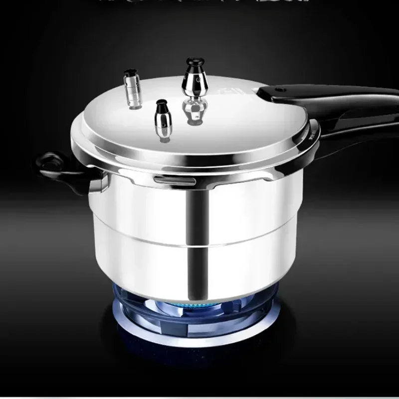 Pressure Cooker Pot Aluminum High Steaming Instant Canner Induction Top Gas Steamer Ideal for Tall Cook Stewing and