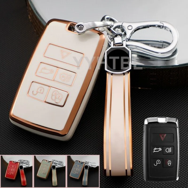 

A + TPU дистанционный автомобильный брелок для ключей, чехол, сумка-держатель, брелок для Land Rover Range