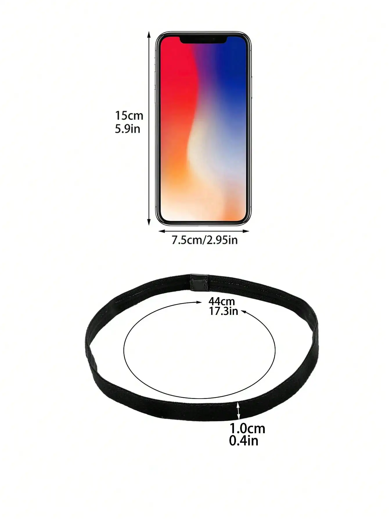 3/6 قطعة عصابات اليوغا الرياضية فتل العرق الشعر الأطواق مرونة عالية سليم تجريب عدم الانزلاق العصابات الشعر #6