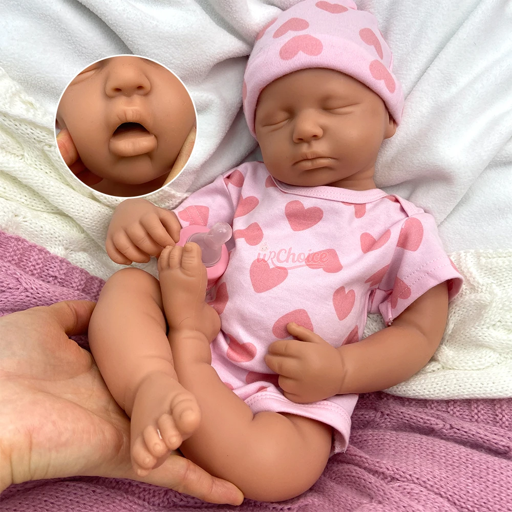 

Обучение кормлению 50 см Loulou с открытым ртом, силиконовая реборн для маленьких девочек/мальчиков, мягкая реалистичная водонепроницаемая кукла для новорожденных, Рождественский подарок