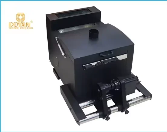 Automatic A3 Size DTF Printer Powder Drying Oven And Scroll To Roll Up Film Multi-function Powder Shaker