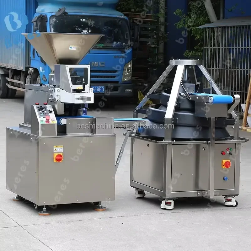 High Water Content Dough Divider Rounder Machine Small Round Dough Ball Maker Dough Weigh and Cutting Machine for Commercial
